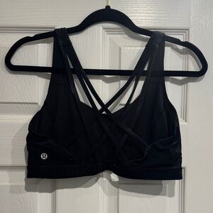 lululemon athletica Black Crisscross Sports Bra
